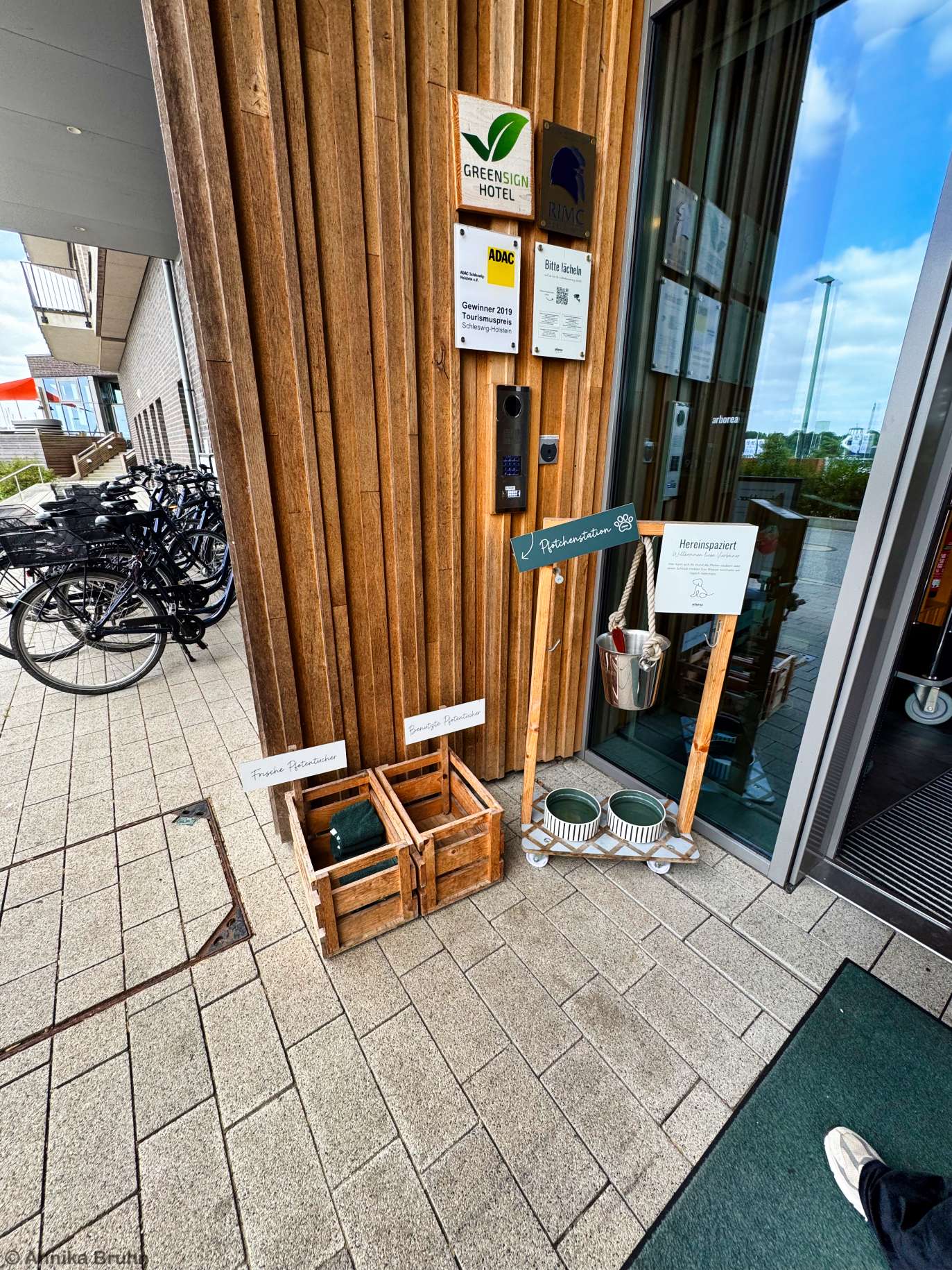 Hundestation am Hotel